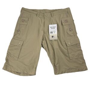 Clothing Arts Shorts Mens 34 Tan Pick Pocket Proof Hiking Adventure Traveler NWT